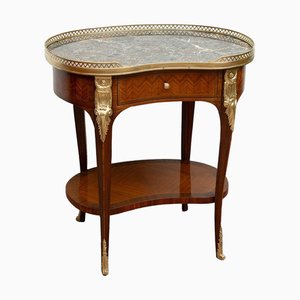 Antiker Napoleon III Nierentisch aus Exotischem Edelholz, Frankreich, 19. Jh.
