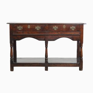 Antique Side Table or Dresser Base, Early 18th Century