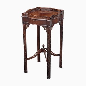 Chinese Chippendale Mahogany Candle Stand, Mid-18th Century