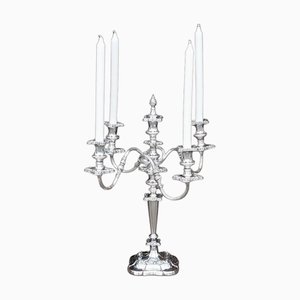 Victorian Silver-Plated 4-Branch Candelabrum