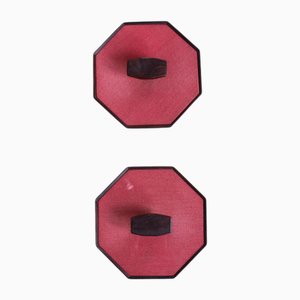 Octagonal Coat Racks, Italy, 1970s, Set of 2