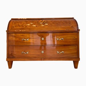 Baroque Secretary Desk in Burl Wood