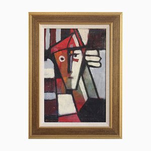Florentiner Künstler, A Portrait Series XVII, 1980er-1990er, Öl auf Leinwand, Gerahmt