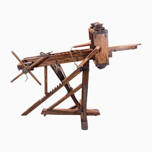 Balista a cremagliera in legno con frecce, anni '30