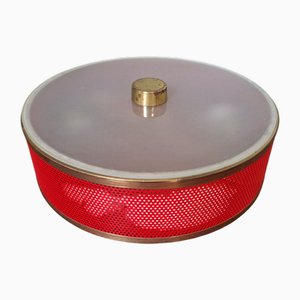Hublot Ceiling Light from Lunel, 1950s