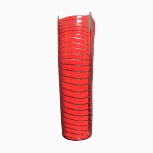 Red Vase by Laura Diaz de Santillana for Eos, Italy, 1980s