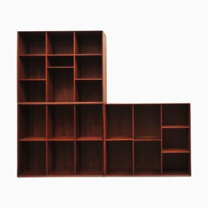 Teak Bookcase by Peter Hvidt & Orla Mølgaard-Nielsen for Søborg Møbler, 1950s