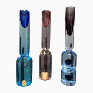 Candlesticks by Antonio Da Ros for Gino Cenedese Murano, Italy, 1960s, Set of 3