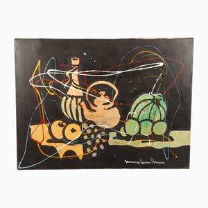 Nino Bellini, Bodegón, años 70, Técnica mixta