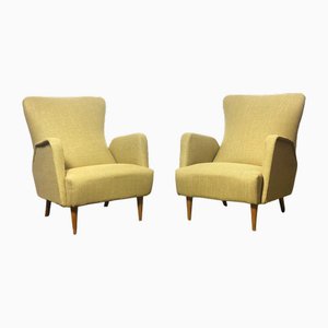 Set of Italian Vintage Lounge Chairs, 1950s