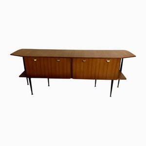 Mid-Century Italian Maple and Brass Sideboard, 1950s