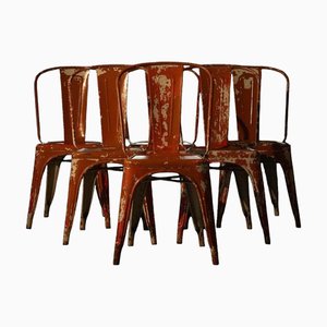 Stühle von Tolix, 1970er, 6er Set