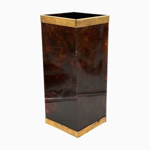 Mid-Century Brass and Bakelite Umbrella Stand, France, 1960s