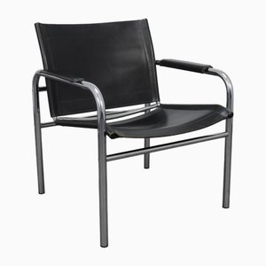 Leather Klinte Armchair by Tord Björklund for Ikea, 1980s
