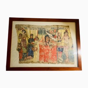 Artiste Grec, Fragment De Fresque, Avant 1890, Oeuvre Sur Toile