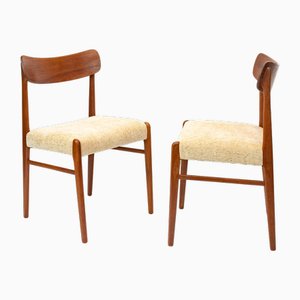 Teak Stühle von Glyngøre Chair Factory, 1960er, 2er Set