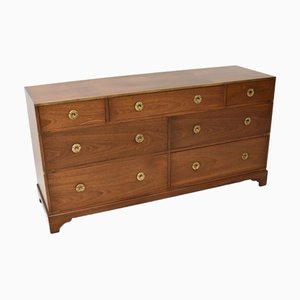 Antique Military Campaign Style Chest of Drawers or Sideboard, 1930s