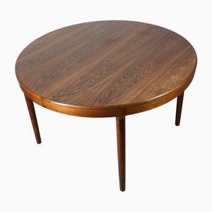 Mesa extensible danesa de palisandro de Harry Ostergaard para Randers Møbelfabrik, 1960