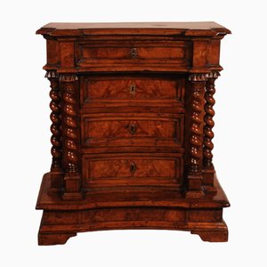 Italian Renaissance Oratory in Walnut and Burl Walnut