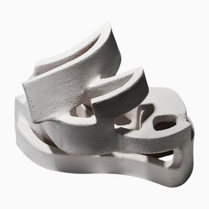 Camille Le Dressay, Sculpture Debout Blanche, 2000s, Grès