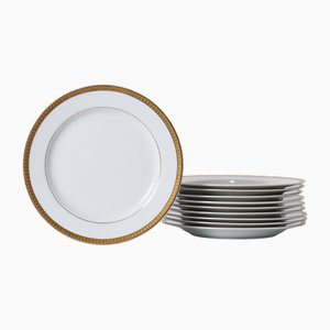 Porcelain Dessert Plates from Christofle, 1960s, Set of 10