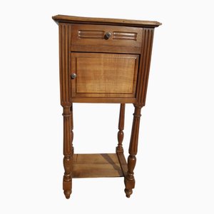 Louis XVI Walnut Bedside Table, 1950s
