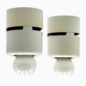 Plafoniera Ceiling or Wall Lamps from Stilnovo, 1980s, Set of 2