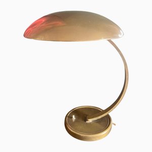 Bauhaus Modell 6751 Schreibtischlampe aus Messing von Christian Dell für Kaiser-Leuchten, 1930er