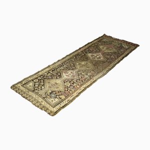 Handgewebter Orientalischer Langer Nomaden Qashqai Teppich, 1920er