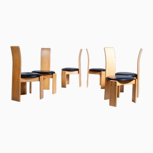 Vintage Chairs by Mario Marenco for Mobilgirgi, 1970, Set of 6