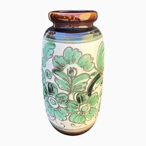 Large Model 284-53 Floor Vase in Ceramic with Deer Moti from Scheurichf, Germany, 1960s-1970s