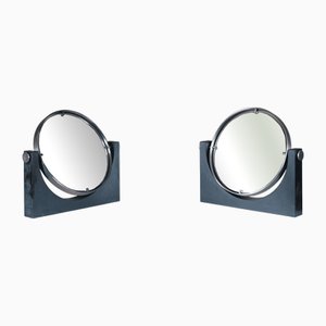 Schiefer Tischspiegel von Angelo Mangiarotti, 1960, 2er Set