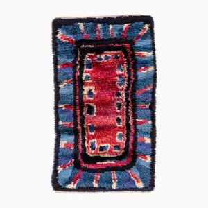 Scandinavian Modern Rya Rug, 1960s