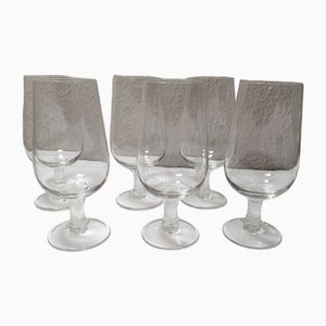 Murat 1947 Model Wine Glasses from Lalique, Set of 6
