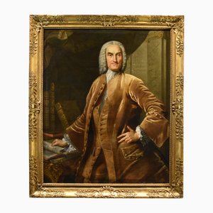 Thomas Hudson, Ritratto di notabile avvocato Hudson, 1750, Olio su tela