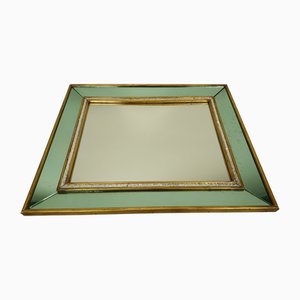 Vintage Tinted Gold Mirror, 1950s