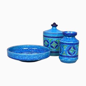 Ceramic Container with Lid by Aldo Londi for Bitossi, 1960s