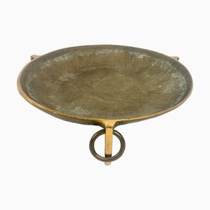 Brutalistische deutsche Bronzeschale, 1970er