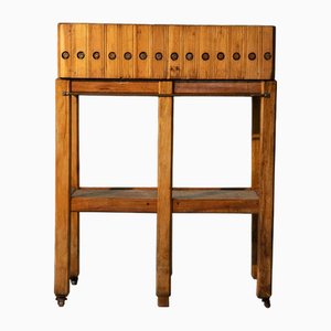 Table de Boucher en Bois, 1950s