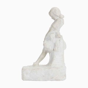 Attilio Prendoni, Escultura de una niña, años 20-1940, Mármol