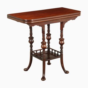 Victorian Mahogany Card Table