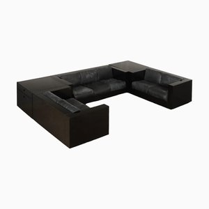 Sofá modular Saratoga de Lella and Massimo Vignelli para Poltronova, años 80. Juego de 5