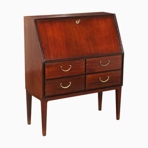 Vintage Drop-Leaf Cabinet in Mahogany Veneer, 1950s-1960s