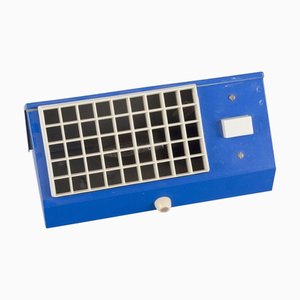 Bedside Lamp in Blue-Lacquered Metal by Hans-Agne Jakobsson for Elidus, Sweden, 1970s