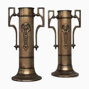 Art Nouveau Vases attributed to Beldray England, 1900s, Set of 2