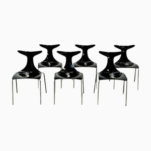 Sillas de comedor Ciacci Kreaty Delfy de Gino Carollo. Juego de 6