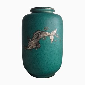 Vaso classico in gres di Gustavsberg, anni '30