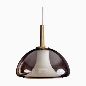 Lampe à Suspension en Verre de Murano, Italie, 1960s