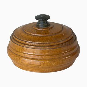 Decorative Lidded Box in Wood, 1950s