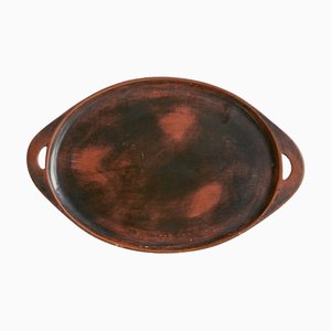 Bandeja japonesa de madera, años 40